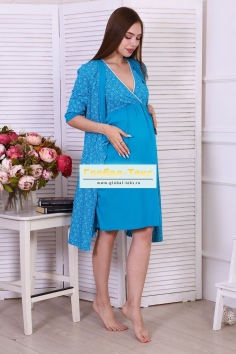 фото Комплект для беременных - бирюза №Н-31001