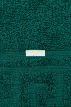 фото Полотенце гладкокрашеное (30х50, 380 гр., тёмно-зелёный) №БРТ-ВТ30-50Г-507